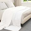 vidaXL Throw Blanket White 240 x 270 cm Fleece