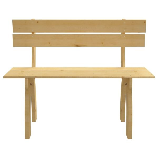 vidaXL Garden Bench 150 cm Impregnated Pinewood