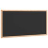 vidaXL Chalkboard with Solid Pine Wood Frame Black 60x30 cm