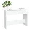 vidaXL Console Table White 100x35x76.5 cm Engineered Wood