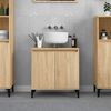 vidaXL Sink Cabinet Sonoma Oak 58x33x60 cm Engineered Wood