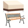 vidaXL 2-Seater Bench Covers 2 pcs 137x97x48/74 cm 600D Oxford Fabric