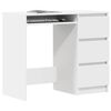 vidaXL Desk White 90x45x76 cm Engineered Wood