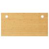 vidaXL Desk Top 110x55x2.5 cm Bamboo