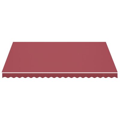 vidaXL Replacement Fabric for Awning Burgundy Red 4.5x3.5 m