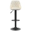 vidaXL Bar Stools 2 pcs Cream Velvet