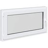 vidaXL Basement Window "RISOR" 110x60 cm Tilt&Turn DIN Left Anthracite