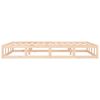 vidaXL Bed Frame without Mattress 150x200 cm King Size King Size Solid Wood