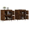 vidaXL Sideboards 2 pcs Smoked Oak Engineered Wood