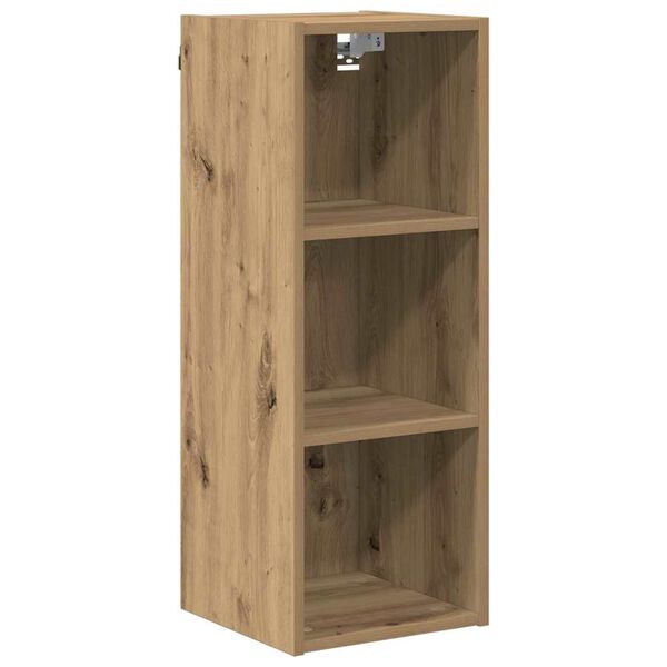 vidaXL Hanging Cabinet Artisan Oak 30 x 29.5 x 80 cm Engineered Wood
