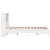 vidaXL Bookcase Bed without Mattress White 160x200cm Solid Wood Pine