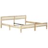 vidaXL Bed Frame without Mattress Solid Mango Wood 200 cm