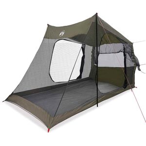 vidaXL Car Tent 2-Person Olive Green Waterproof