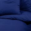 vidaXL Duvet Cover Set Navy Blue 260x240 cm Cotton