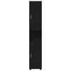vidaXL Bathroom Cabinet Set TULUM Black 37 x 31.5 x 203 cm