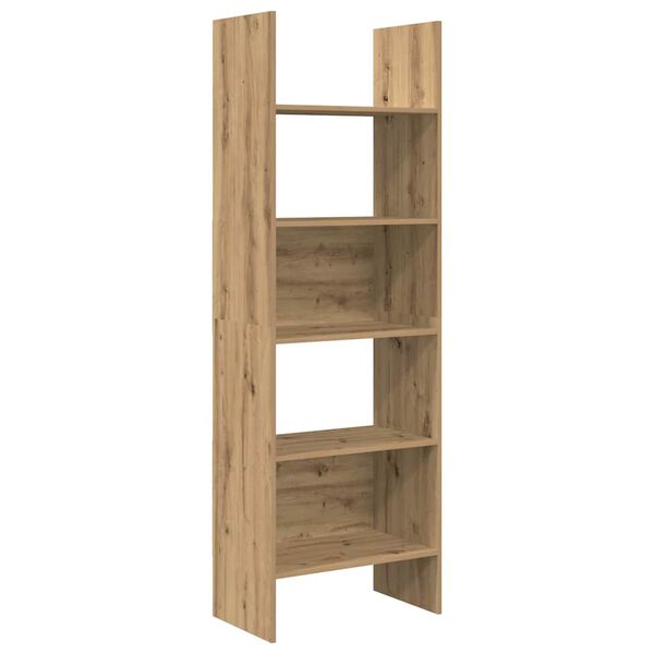 vidaXL Book Cabinet Artisan Oak 60 x 35 x 180 cm Engineered Wood