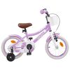 vidaXL Kids Bike 12 Inches for 2-4 Years Old Purple