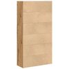 vidaXL Bookcase Artisian Oak 80x30x152 cm Engineered Wood