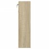 vidaXL Vitrine Cabinet Sonoma Oak 100x15x58 cm Engineered Wood