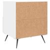 vidaXL Bedside Cabinets 2 pcs White 40x35x47.5 cm Engineered Wood