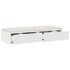vidaXL Bed Drawers White 80 x 36.5 x 16.5 cm Engineered Wood