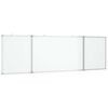 vidaXL Magnetic Whiteboard Foldable 160x60x1,7 cm Aluminium