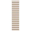 vidaXL Zebra Blind Sand Brown 60x200 cm Fabric Width 55.9 cm Polyester