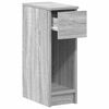 vidaXL Bedside Cabinet with Drawer Grey Sonoma 20x36x60 cm