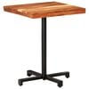 vidaXL Bistro Table Square 60x60x75 cm Solid Acacia Wood