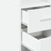 vidaXL Highboard White 30x42.5x185 cm Engineered Wood