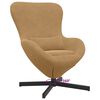 vidaXL Egg Chair Brown 63 x 73 x 90 cm Velvet