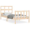 vidaXL Bed Frame without Mattress 90x200 cm Solid Wood Pine