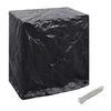 vidaXL Garden Furniture Cover | Black | Polyethylene, Aluminium eyelets | Large