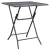 vidaXL Garden Table 60x60x72 cm Expanded Metal Mesh Anthracite