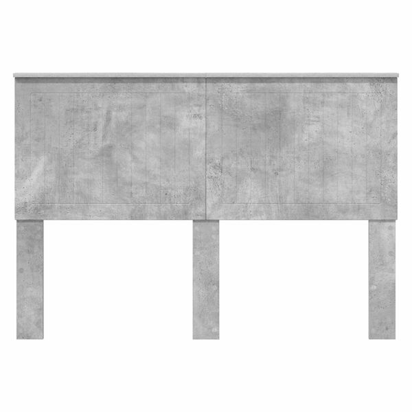 vidaXL Headboard with Headboard Concrete Grey 140 cm Engineered wood