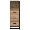 vidaXL Bathroom Furniture Set Artisan Oak 35 x 37.5 x 100 cm