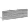 vidaXL Wall Cabinet 100x16.5x30 cm Grey Sonoma Engineered Wood