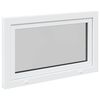 vidaXL Basement Window "RISOR" 100x60 cm Tilt&Turn DIN Right White