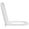 vidaXL Toilet Seat White 44.5 x 35 x 3.6 cm Duroplast