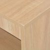 vidaXL Bar Table with Shelf Oak 110x50x103 cm