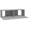 vidaXL 8 Piece TV Cabinet Set Grey Sonoma Engineered Wood
