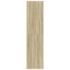 vidaXL Wardrobe Sonoma Oak 80x50x200 cm Engineered Wood