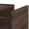 vidaXL Wall-mounted Bedside Cabinet Brown Oak 45x30x35 cm