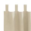 vidaXL Blackout Curtains 2 pcs Cream 140 x 175 cm Velvet
