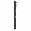 vidaXL Outdoor Solar shower Black 217 cm PVC and Aluminium