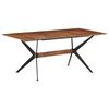 vidaXL Dining Table 180x90x76 cm Solid Mango Wood