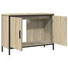 vidaXL Bathroom Sink Cabinet Sonoma Oak 80x30x60 cm Engineered Wood