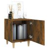vidaXL Bedside Cabinet Smoked Oak Engineered Wood