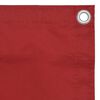 vidaXL Balcony Screen Red 90x600 cm Oxford Fabric