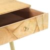 vidaXL Writing Desk with Drawers 100x55x75 cm Solid Mango Wood